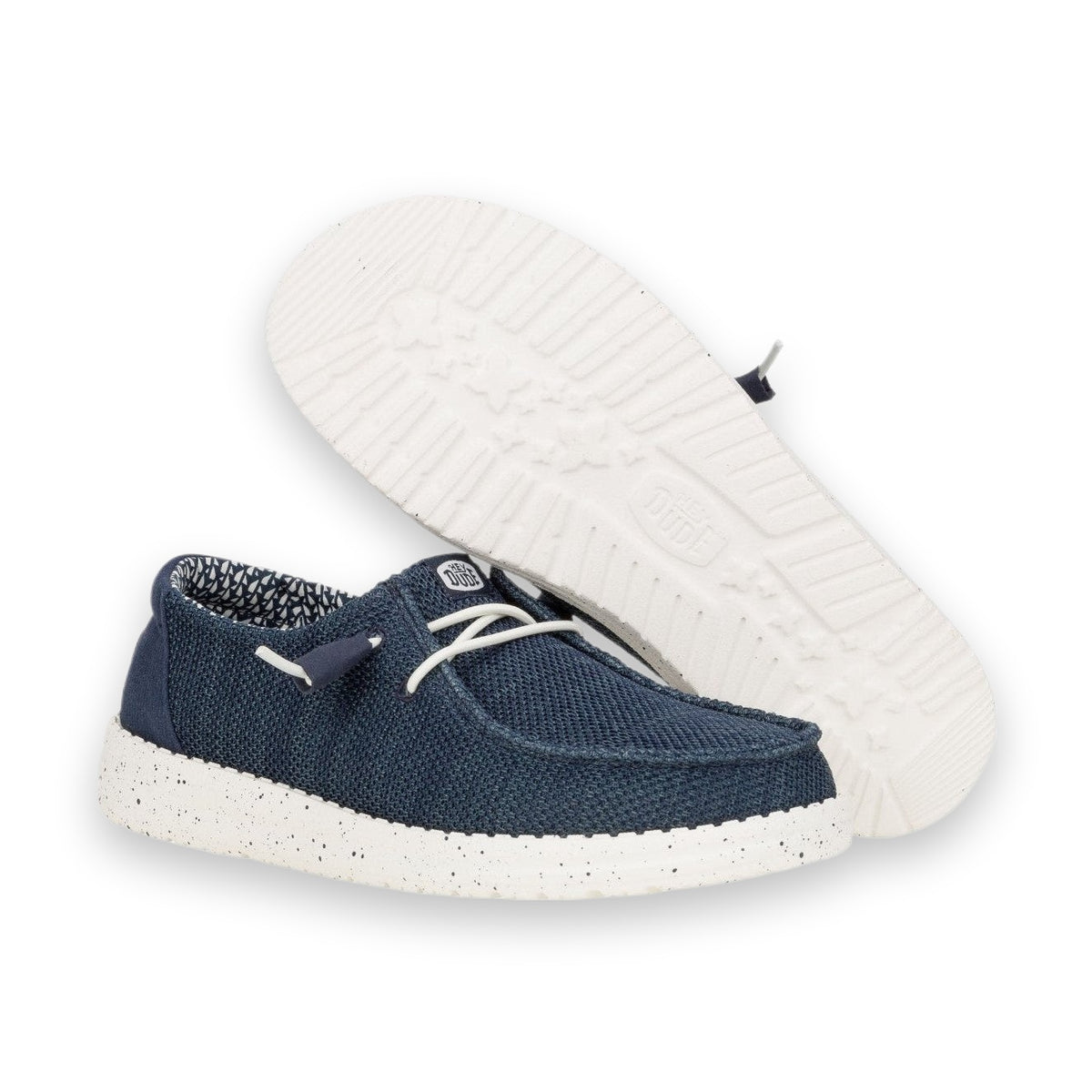 HeyDude Wendy Stretch Sox mocassino donna in tessuto — vista dall'alto