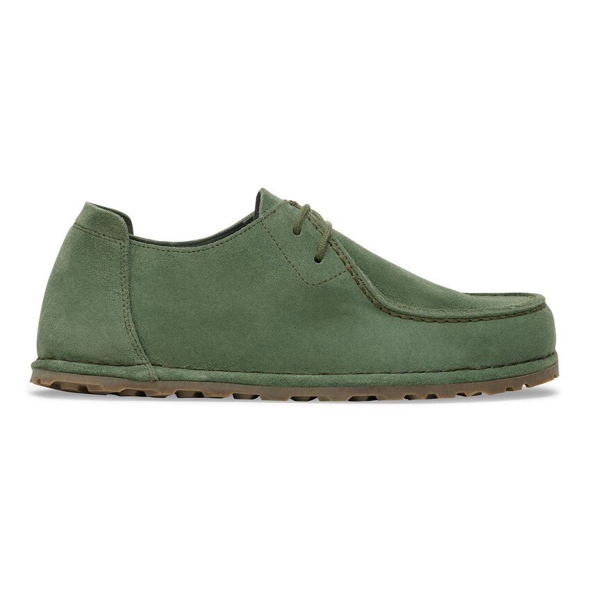 Linguetta morbida sul tallone per calzata facilitata Birkenstock Utti Lace donna