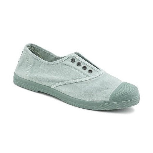 Tomaia in cotone biologico con effetto vintage scolorito e elastico Natural World Old Lavanda donna
