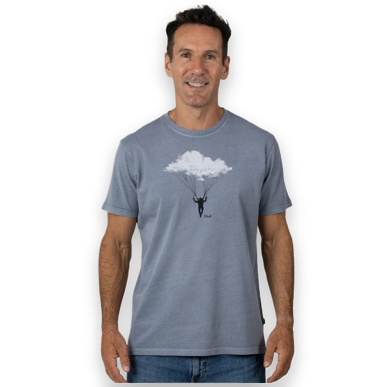 La Nansa PARACAIDAS t-shirt uomo in cotone — vista frontale