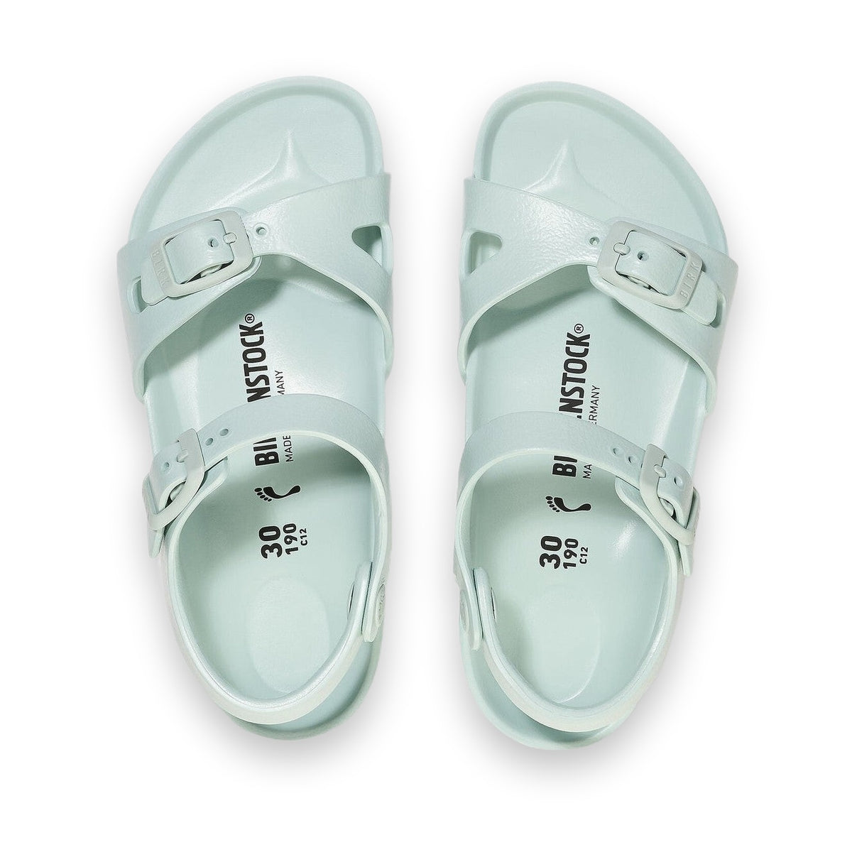 Coppia sandali Birkenstock Rio Kids EVA bambina impermeabili per spiaggia e piscina