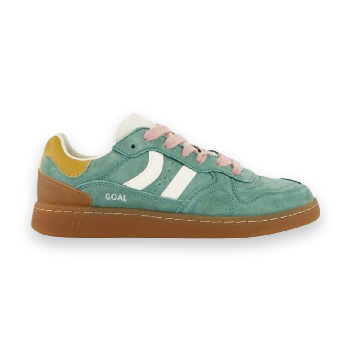 Coolway Goal sneaker uomo in pelle scamosciata — vista laterale