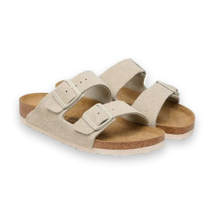 Pelle scamosciata di alta qualità Made in Germany Birkenstock Arizona donna