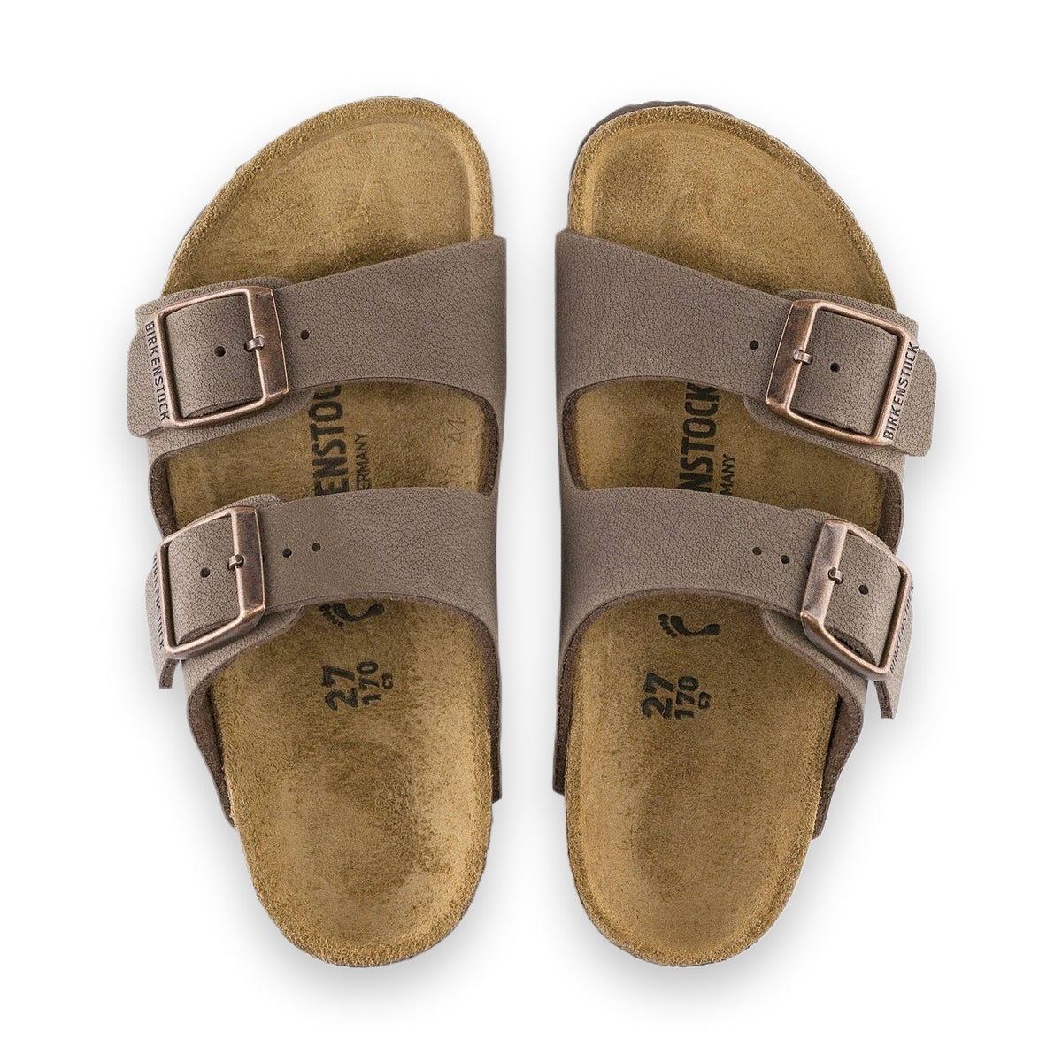 Suola EVA ammortizzante sandalo Birkenstock Arizona Kids vista dall'alto