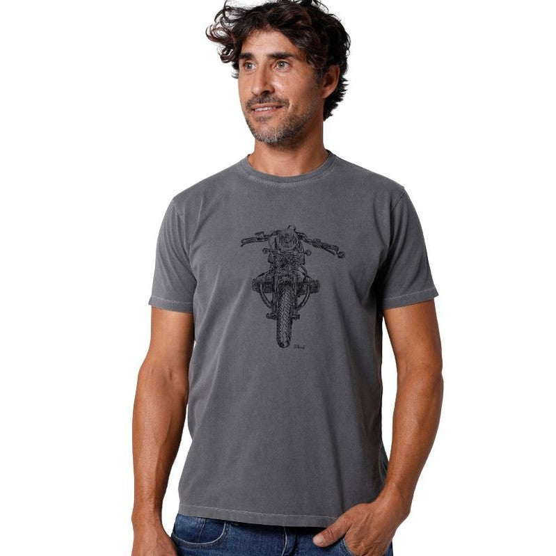 T-shirt uomo Piston La Nansa in cotone sostenibile