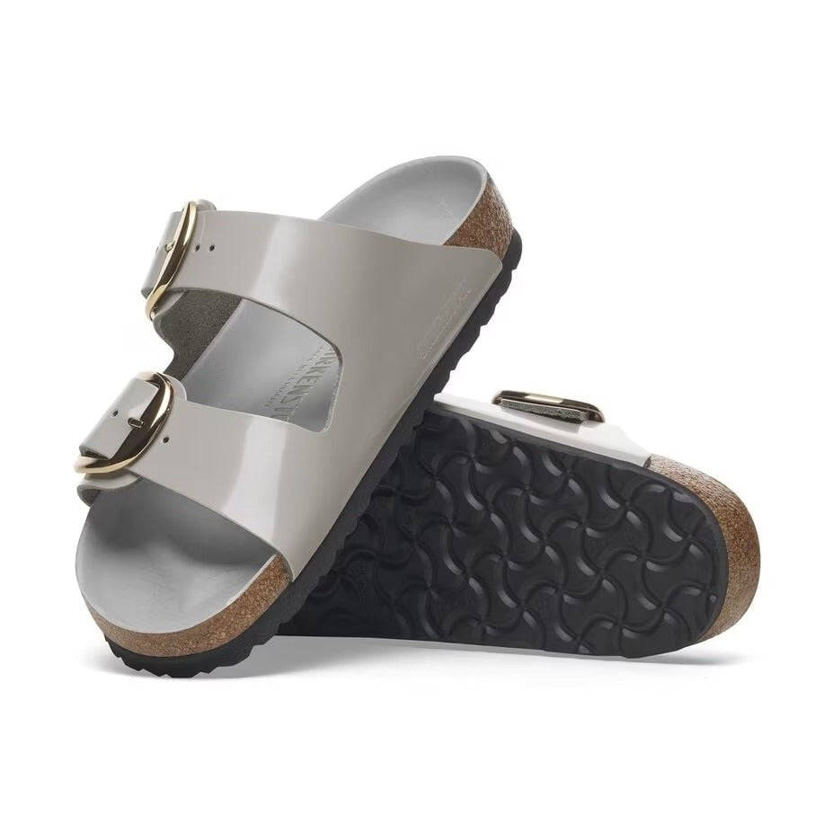 Sottopiede in pelle liscia coordinata comfort superiore Birkenstock Arizona Big Buckle