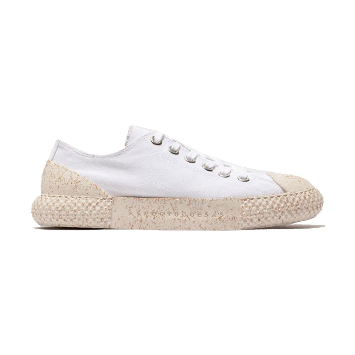 Asportuguesas Tree 2 sneaker unisex in plastica riciclata — dettaglio fondo in sughero