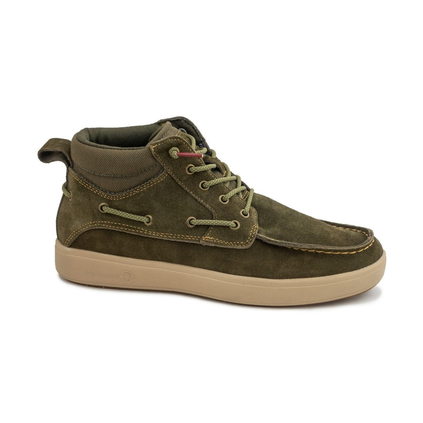 Stivaletto Natural World Cerler uomo in pelle idrorepellente conciata senza cromo vista laterale