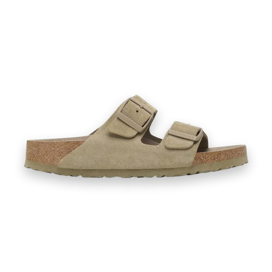 Plantare Soft Footbed con cuscinetto in schiuma di lattice Birkenstock Arizona scamosciata