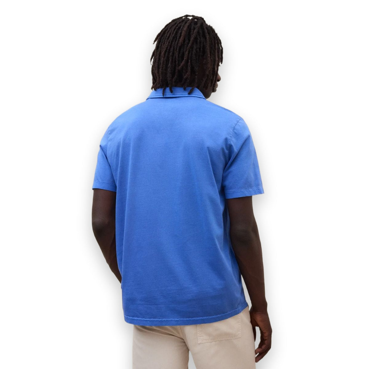 Ecoalf Enzo polo uomo in cotone organico — vista laterale