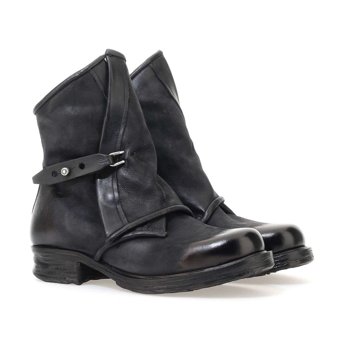 A.S.98 Vain Donna Stivaletto In Pelle Artigianale