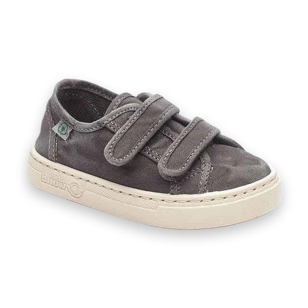 Natural World Old Leza sneaker bambino in cotone organico — vista posteriore