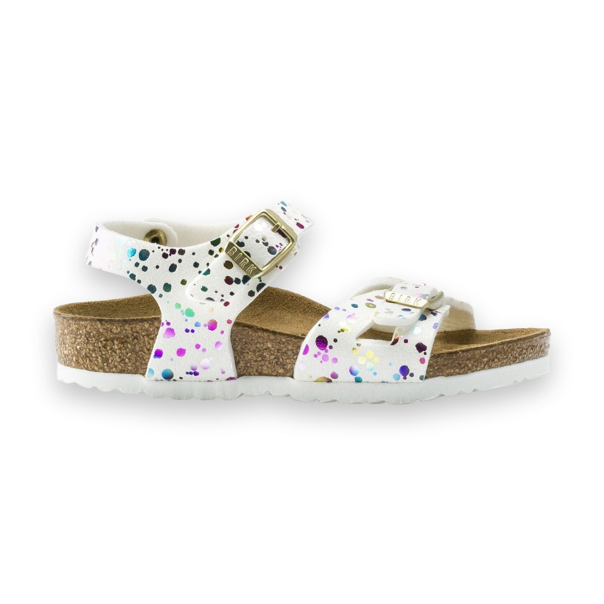 Microfibra morbida dermoaffine con fantasia scintillante Birkenstock Rio Kids
