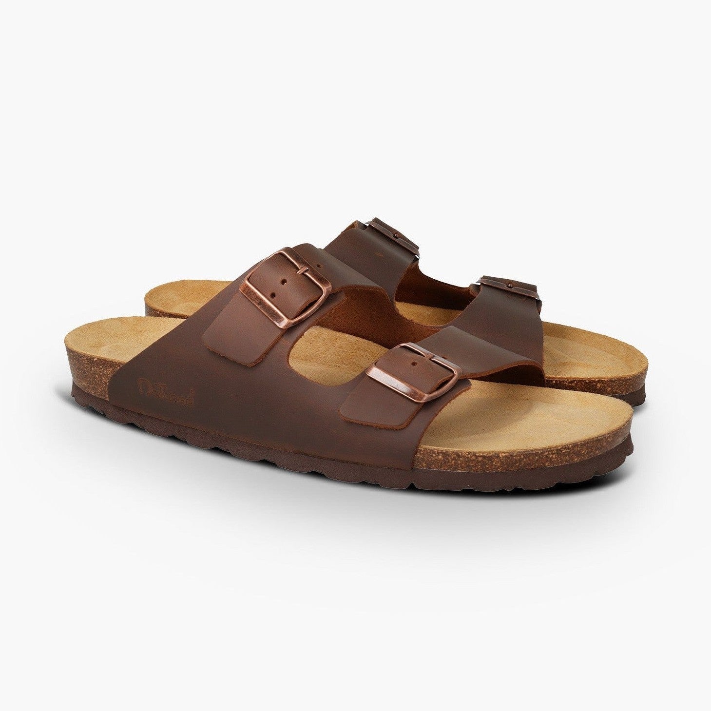 CH05 BIO - Sandalo a due fasce con cinturino regolabile da donna NATUNED