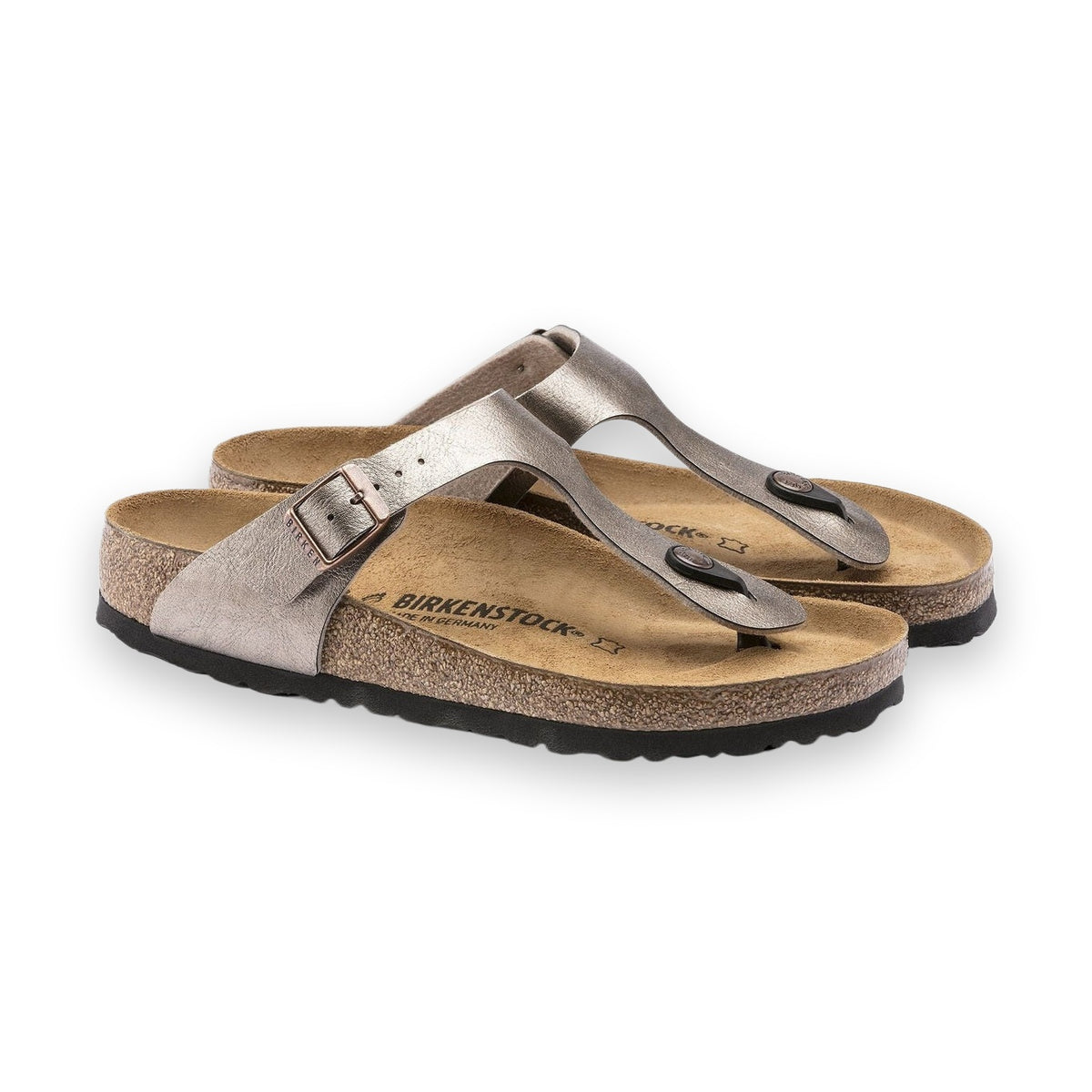 Birkenstock Gizeh donna finitura brillante effetto seta Birko-Flor Graceful