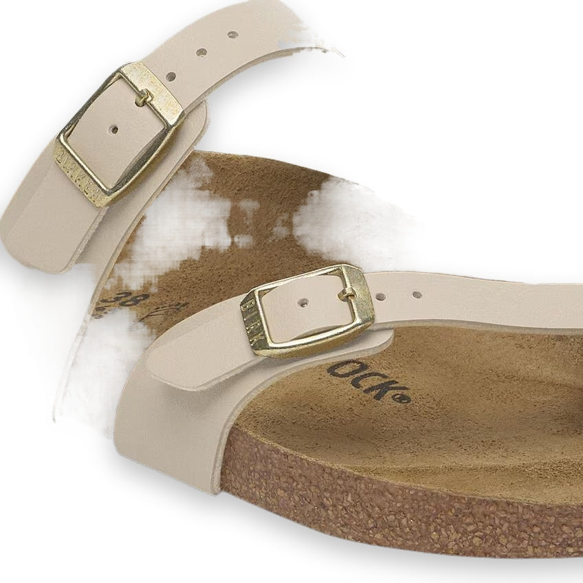 Birkenstock Mayari sandalo infradito donna in Birko-Flor — dettaglio tomaia
