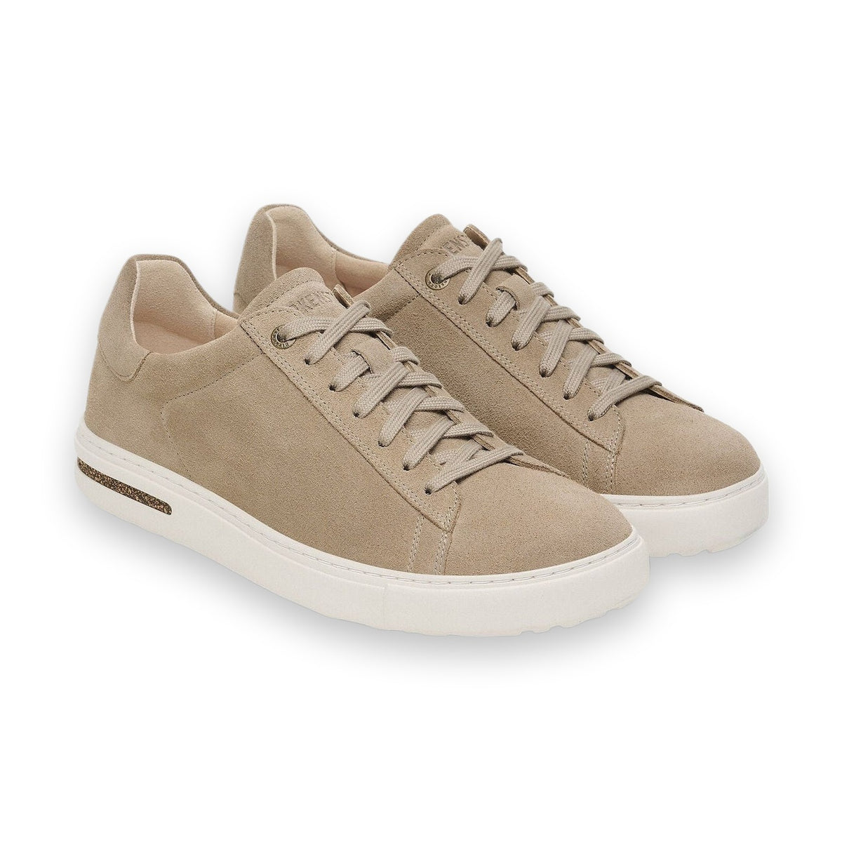Birkenstock Bend Low donna pelle taupe vista angolata