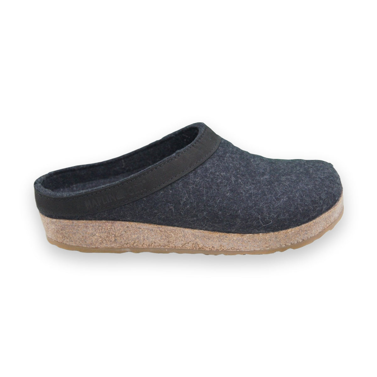 Haflinger Torben sabot unisex in feltro di lana — dettaglio plantare