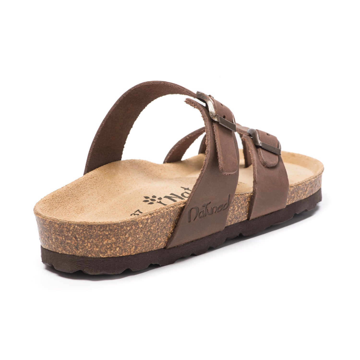 CH07 Sandalo infradito con cinturino regolabile UNISEX NATUNED plantare in lattice anatomico confort