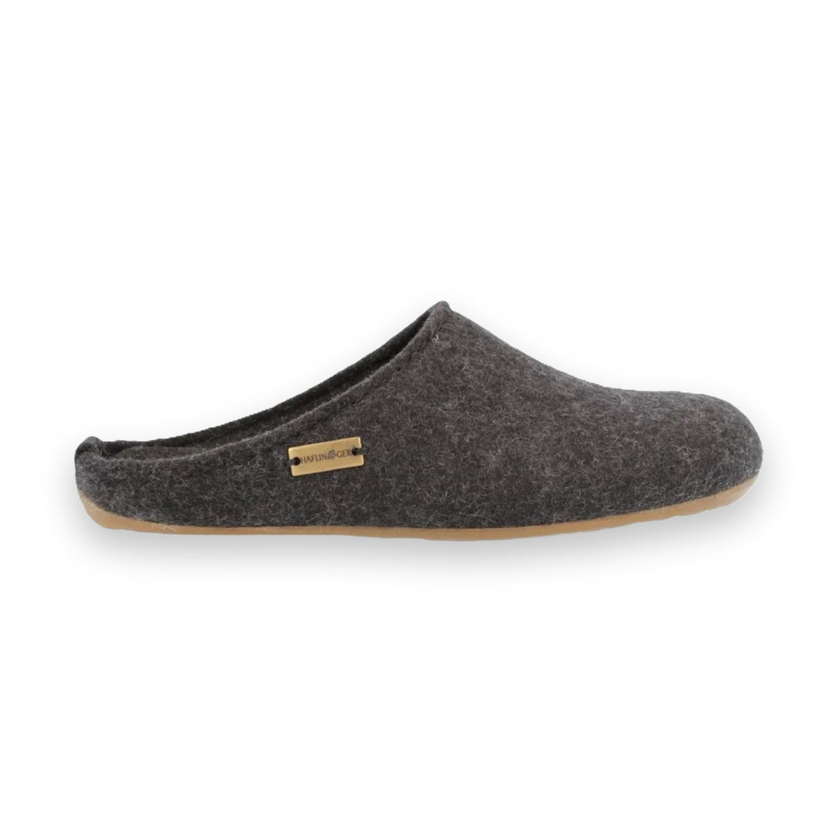 Haflinger Fundus sabot unisex in feltro di lana — vista laterale