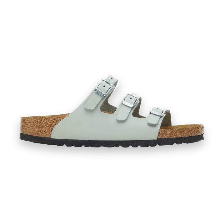 Plantare Semi-Exquisit rivestito in pelle liscia coordinata Birkenstock Florida Fresh donna
