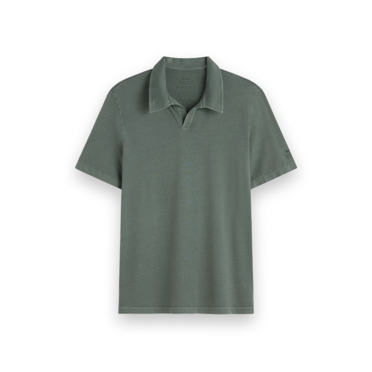Ecoalf Enzo polo uomo in cotone organico — vista frontale
