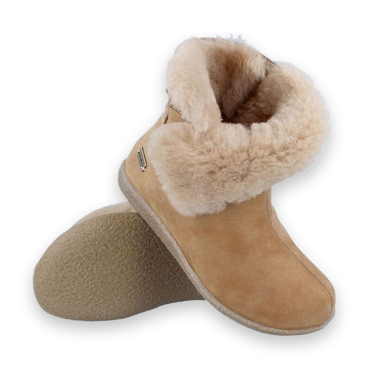 Haflinger Lemmi stivaletto donna in montone — vista posteriore