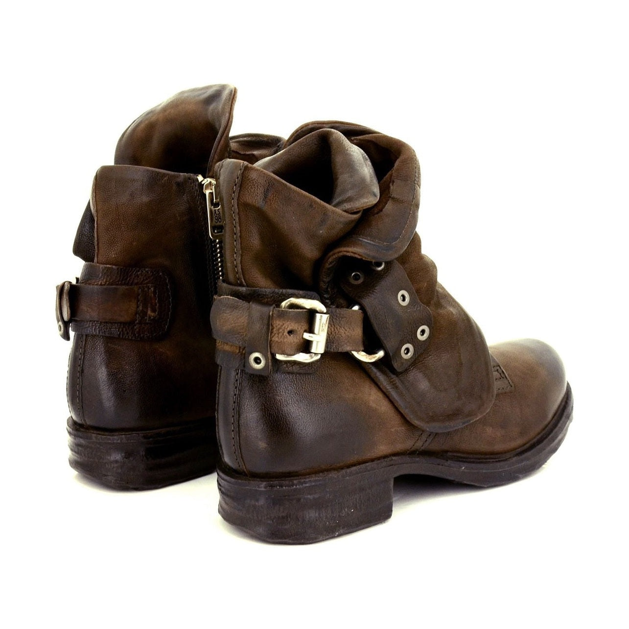 Stivaletto donna Simon A.S.98 in pelle naturale artigianale