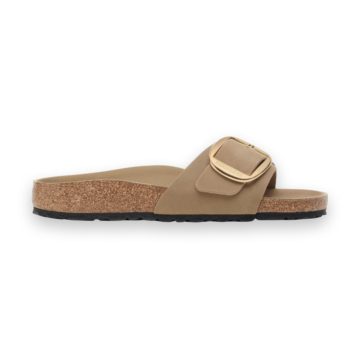 Fascia unica larga in pelle oliata robusta e idrorepellente Birkenstock Madrid donna