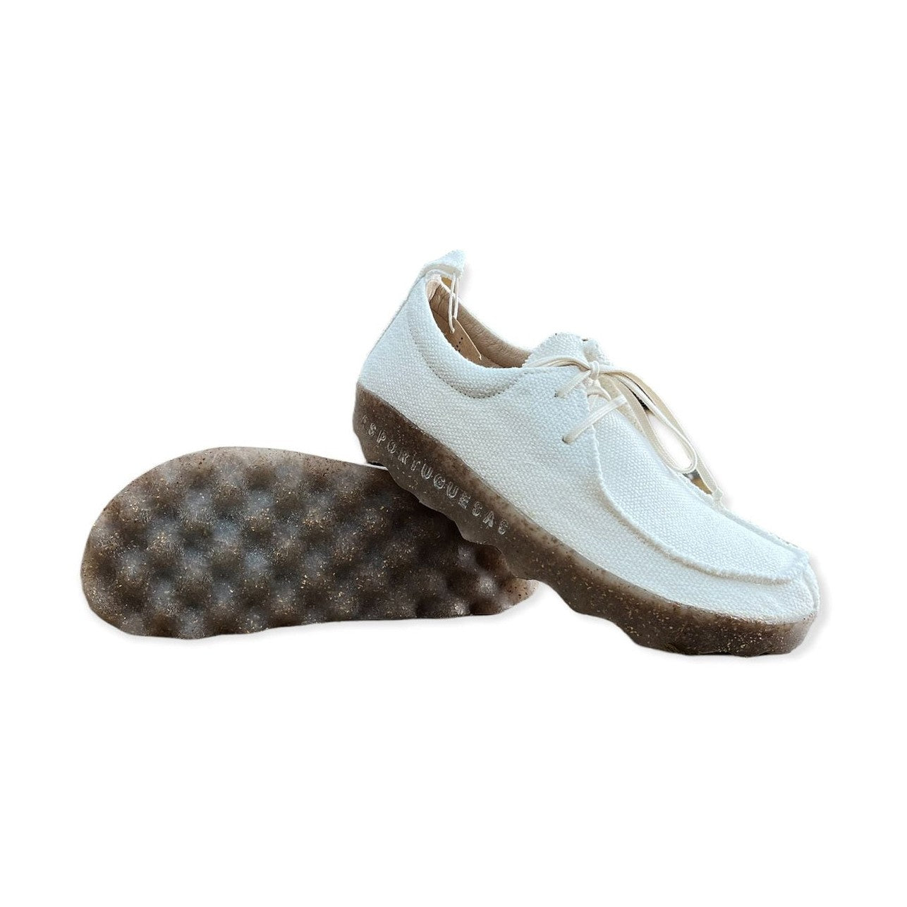 Asportuguesas Chat in canapa scarpa stringata unisex — dettaglio sottopiede