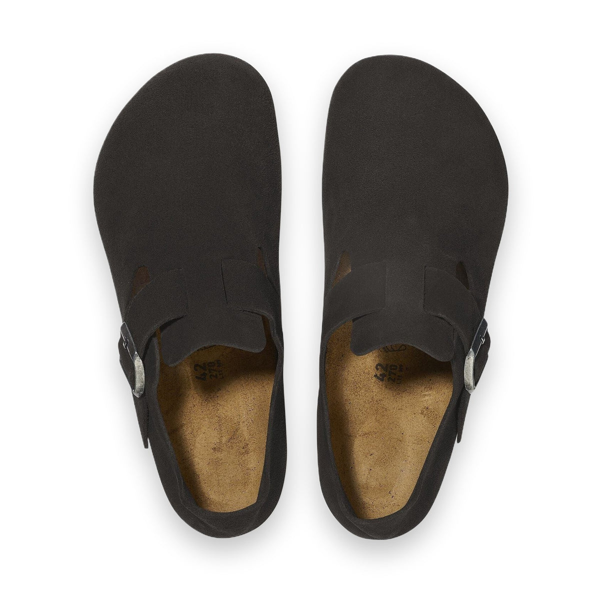 Costruzione senza cuciture e senza fodera in pelle scamosciata morbida Birkenstock London