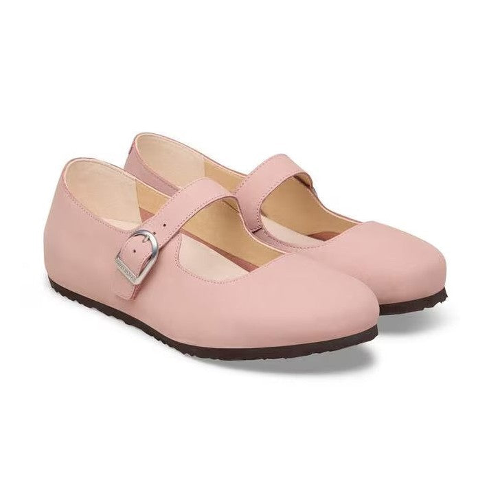 Fibbia metallica regolabile su pelle naturale pregiata Birkenstock Santa Clarita