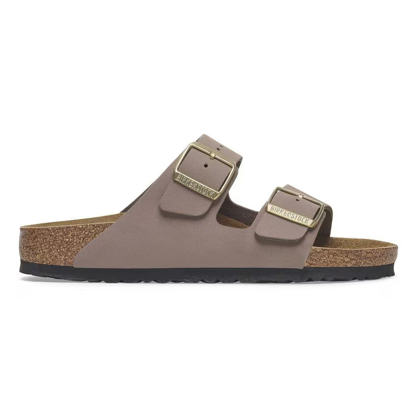 Sandalo Birkenstock Arizona Classic donna pelle Nubuck vellutata Made in Germany