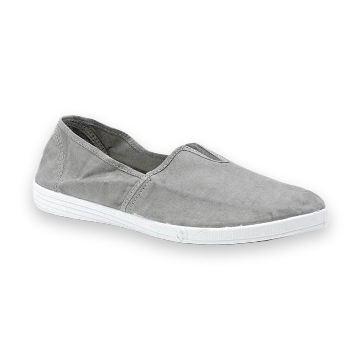 Natural World Old Poplar slip-on uomo in cotone organico — vista laterale