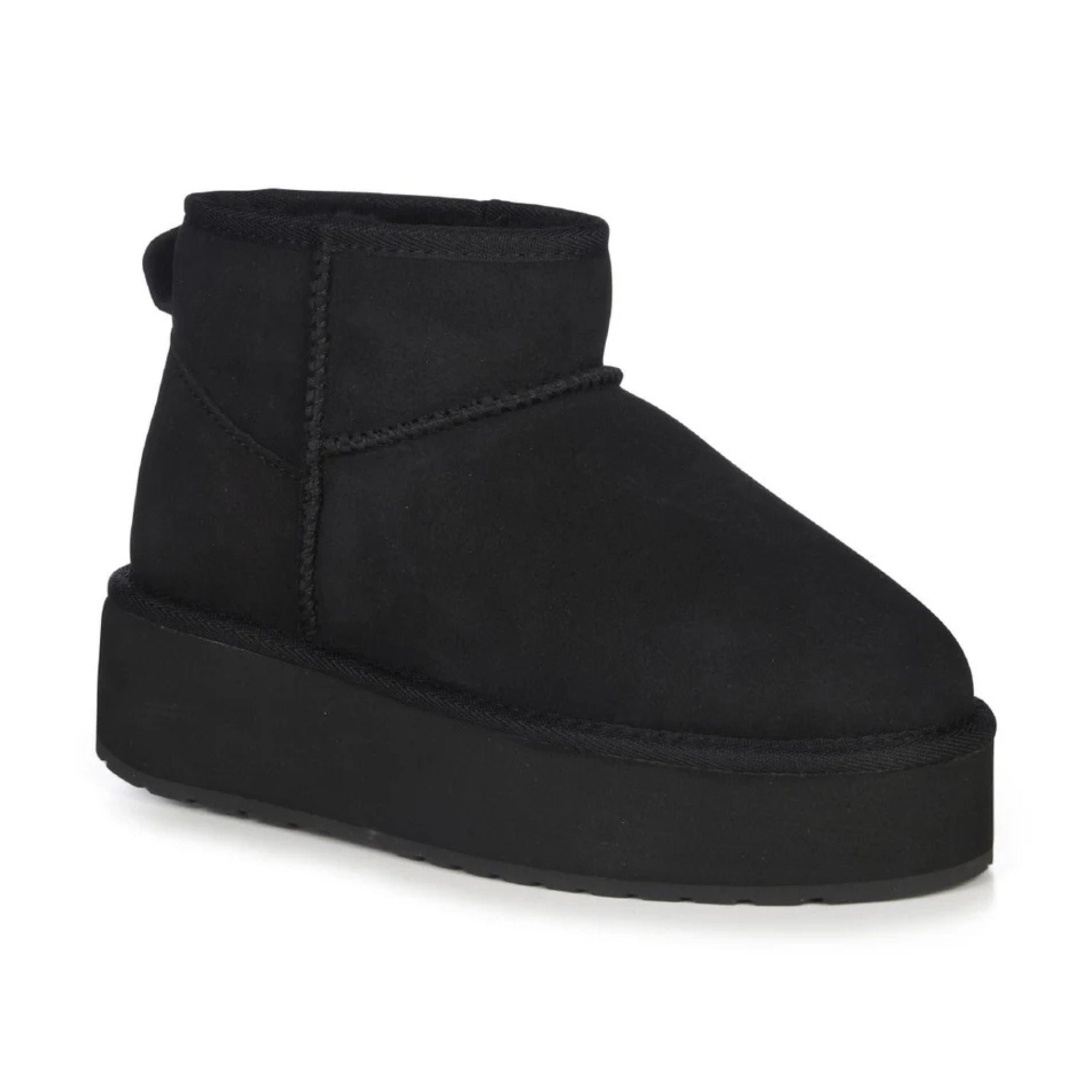 EMU Australia Stinger Micro Flatform Donna Stivaletti In Montone