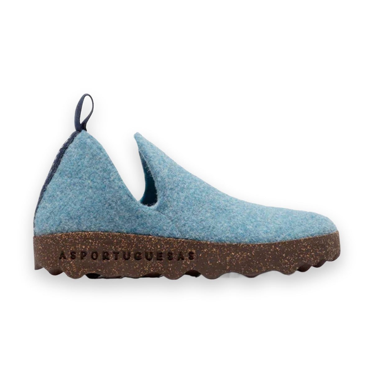 Asportuguesas City scarpa slip-on unisex in feltro di lana — vista d'insieme del modello