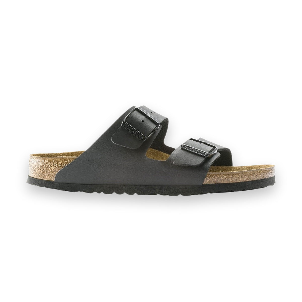 Sandalo Birkenstock Arizona Classic unisex in Birko-Flor vista frontale