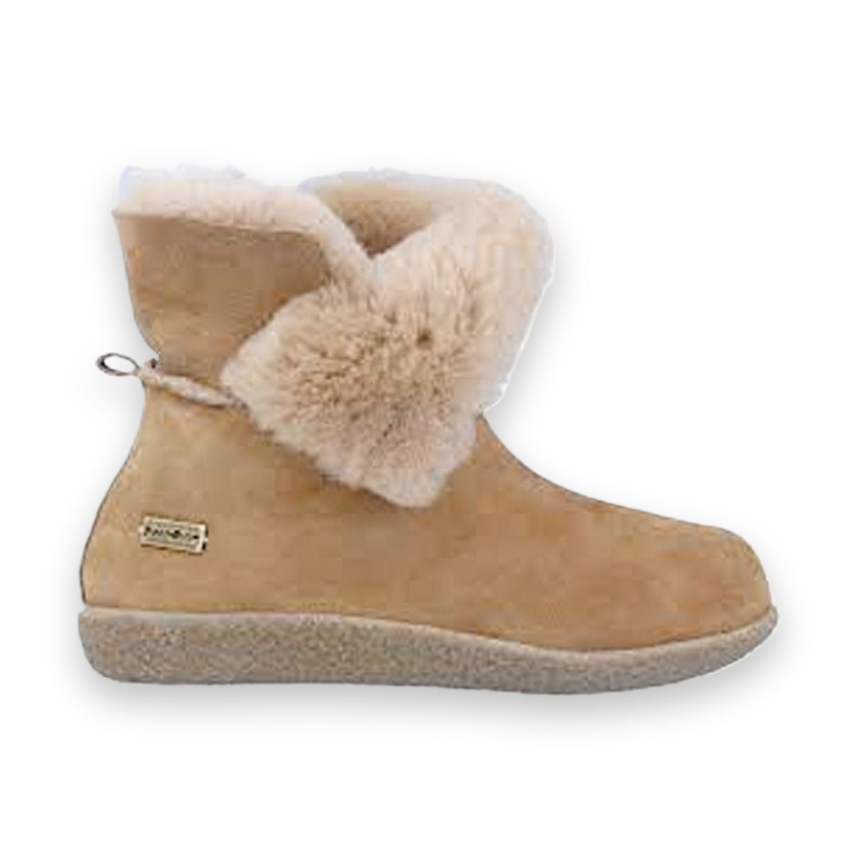 Haflinger Lemmi stivaletto donna in montone — vista laterale