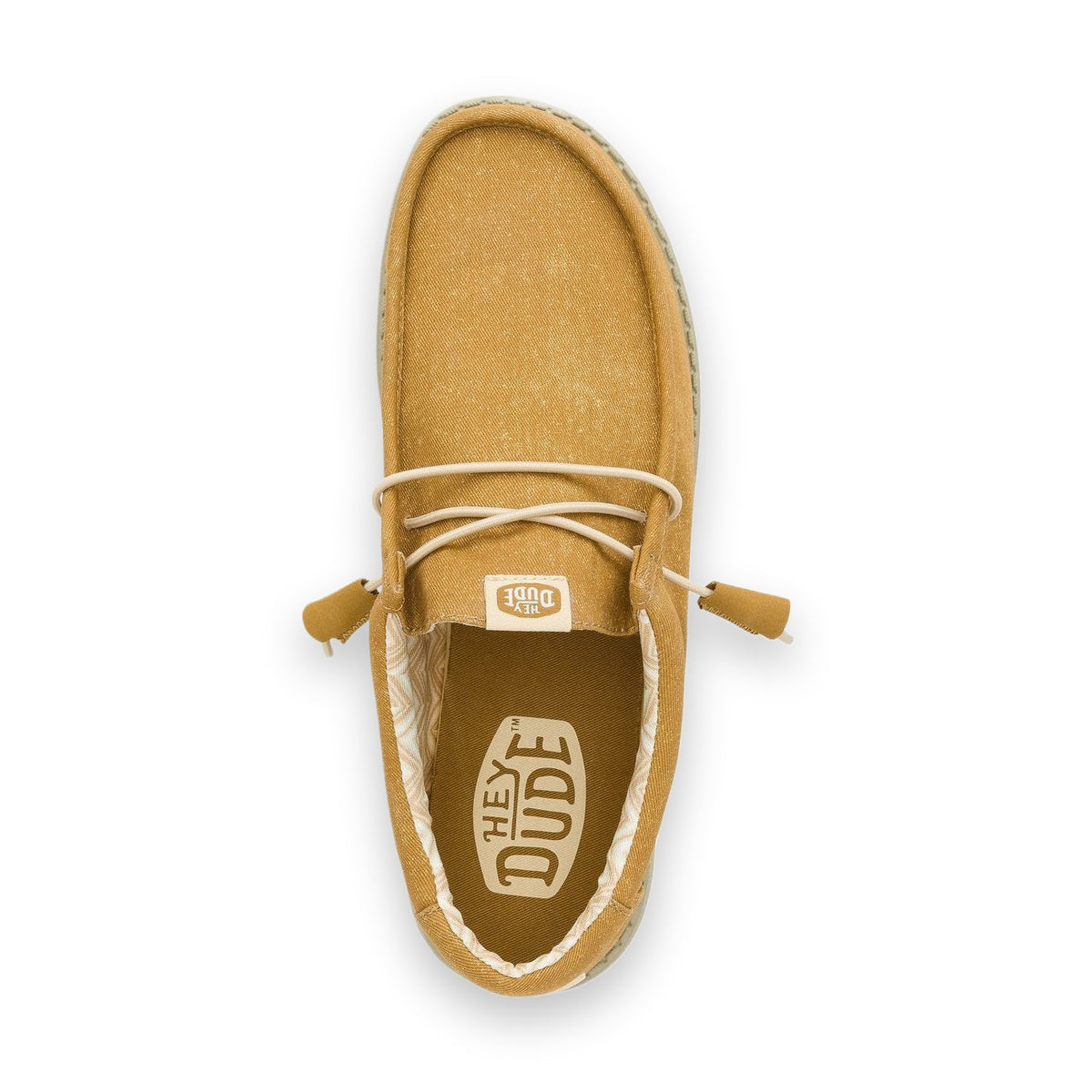 HeyDude Wally Canvas mocassino uomo in tela — dettaglio suola