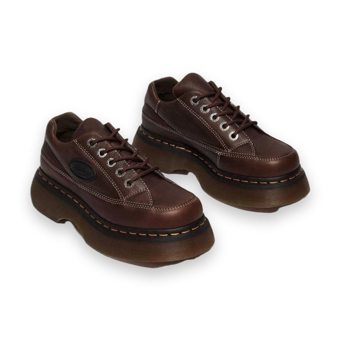 Dr. Martens Buzz 5i scarpe stringate donna in Pelle Smooth — dettaglio suola