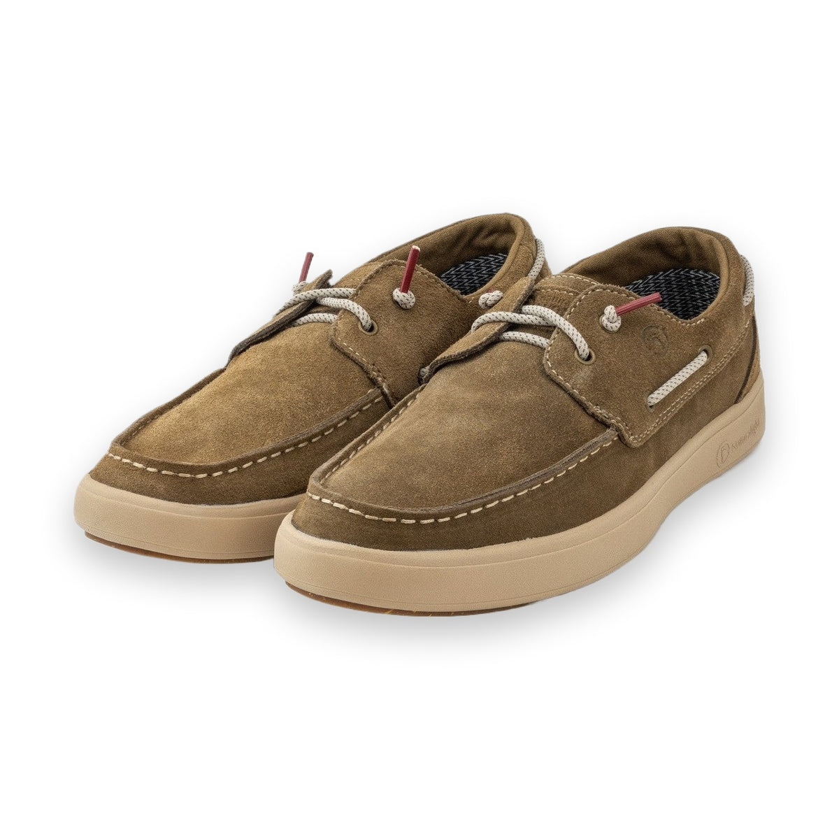 Natural World Astun sneaker uomo in pelle scamosciata — dettaglio della tomaia