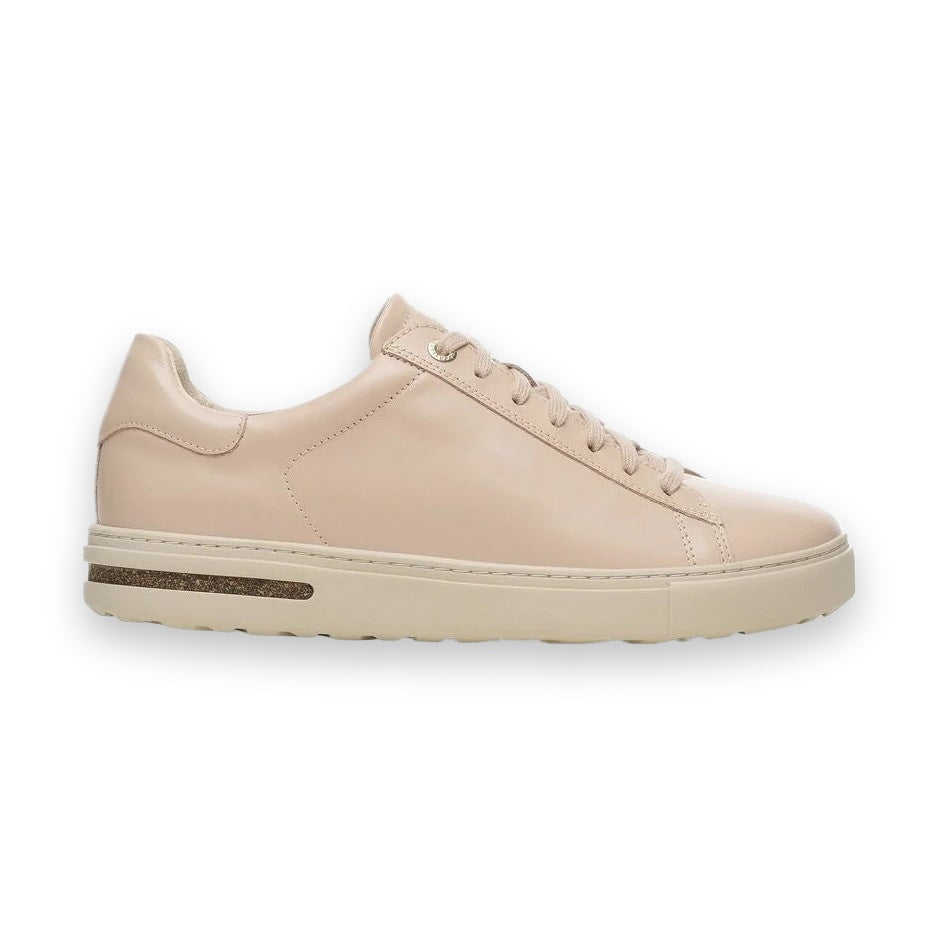 Sneaker Birkenstock Bend Low donna in pelle naturale cipria vista laterale