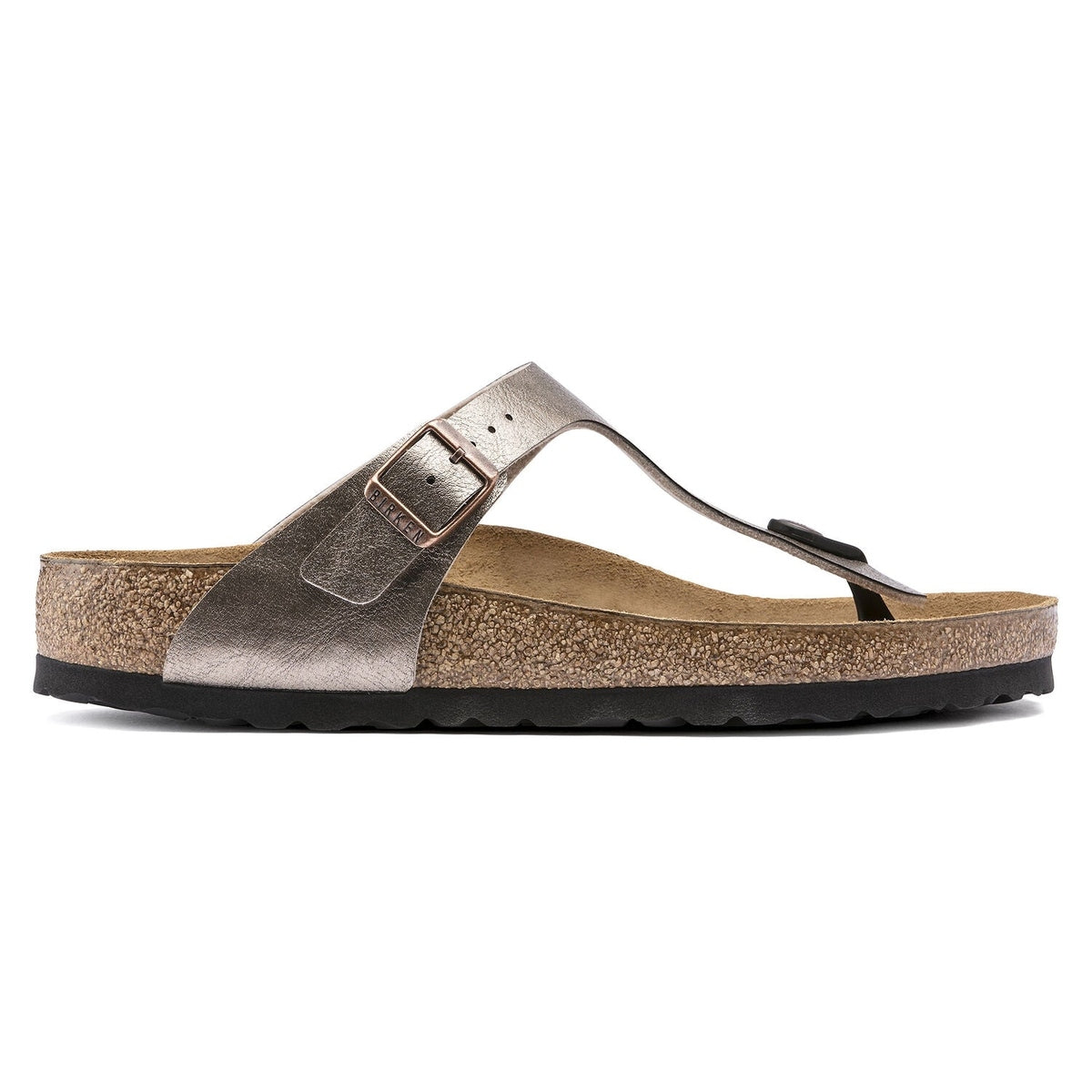 Sandalo infradito Birkenstock Gizeh donna in Birko-Flor Graceful vista laterale
