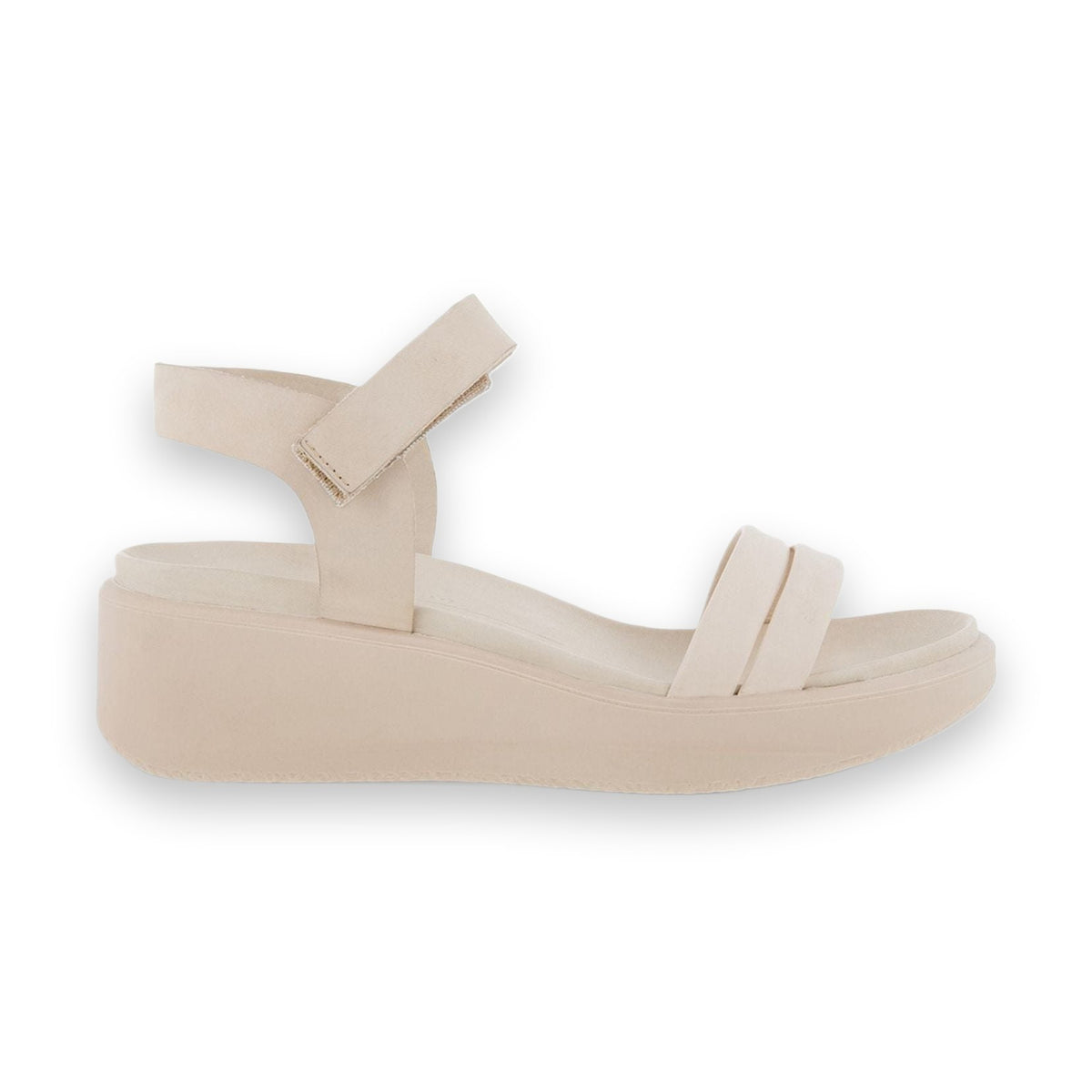 ECCO Flowt Wedge LX W sandalo donna in Pelle — vista laterale