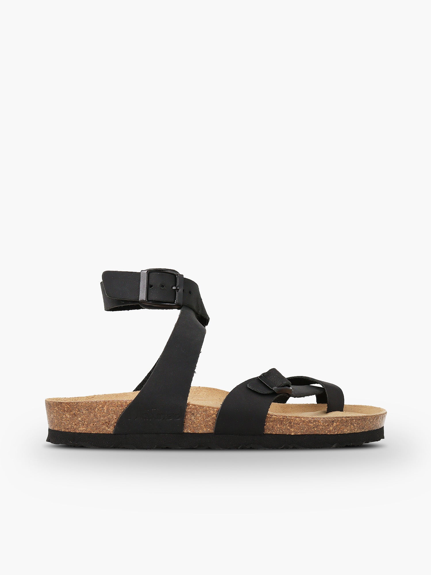 CH06 Sandalo infradito con fascia incrociata allacciata alla caviglia da donna NATUNED