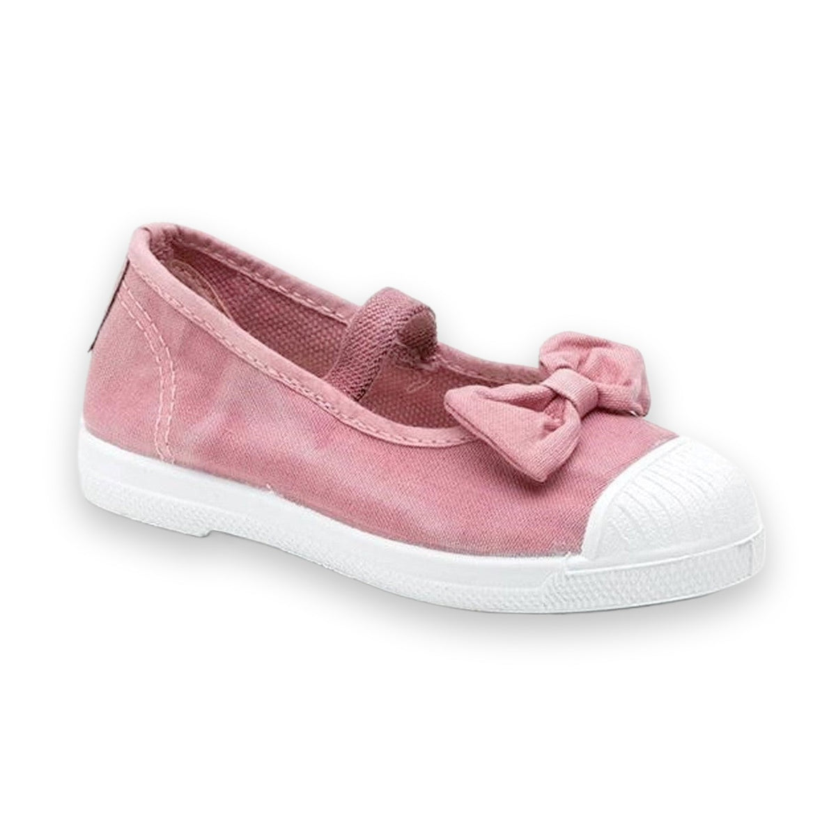Natural World Old Palomar ballerina bambina in cotone organico — vista laterale