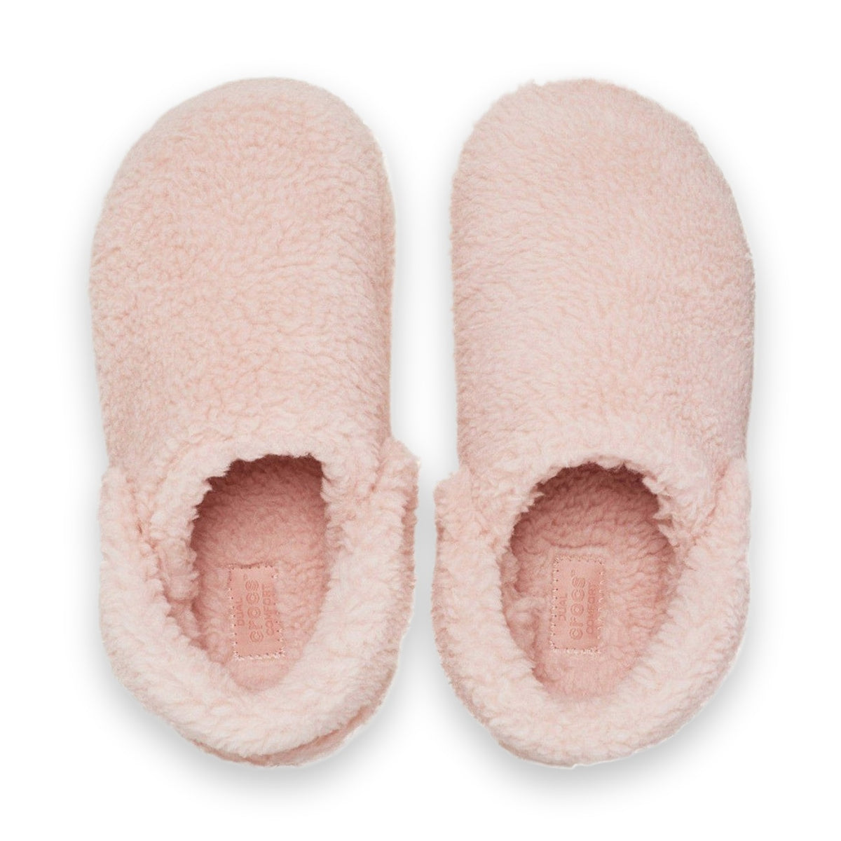 Crocs Classic Cozzzy pantofola donna in eco-pelliccia — vista di coppia