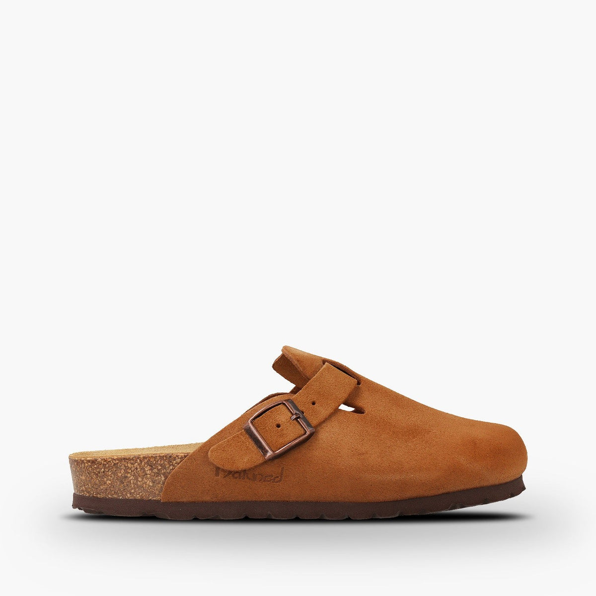 CH18 (VELOUR) - sabot da donna e da uomo con fibbia regolabile NATUNED plantare in lattice anatomico comfort