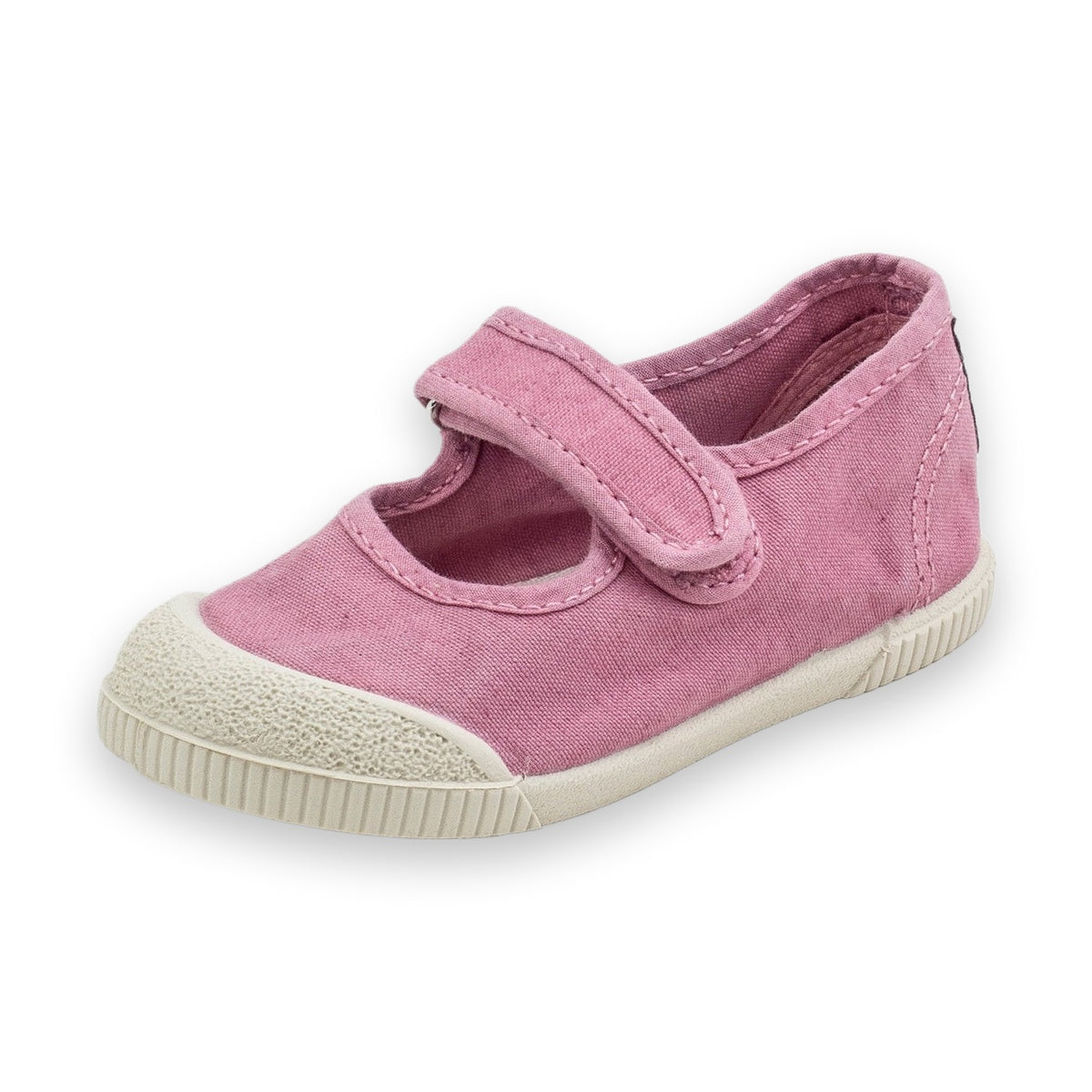 Natural World Terra ballerina bambina in cotone organico — vista laterale