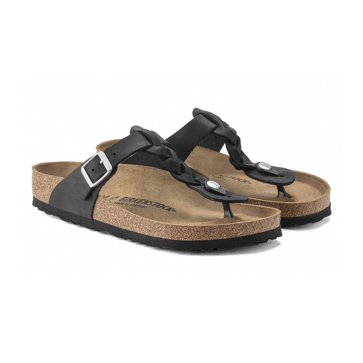 Plantare anatomico originale Birkenstock in sughero e lattice sandalo Gizeh Braided